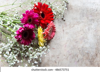 Bouquet With Gerbera Flowers