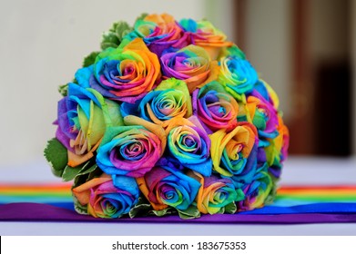 Rainbow Rose Images Stock Photos Vectors Shutterstock