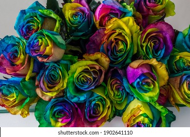 虹色 花 の画像 写真素材 ベクター画像 Shutterstock