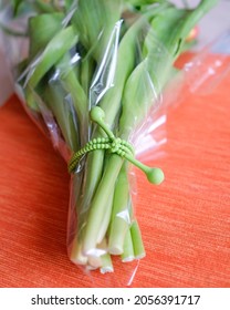 The Bouquet Was Tied With A Silicone Cord.