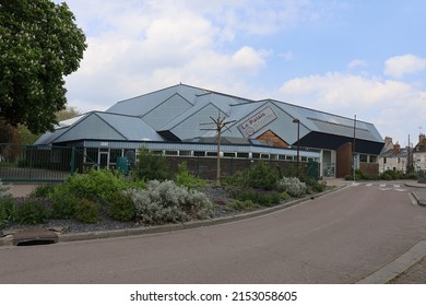 Bourges, France - 04 30 2022 : The Auron Palace, Convention Center, Seen From The Outside, City Of Bourges, Department Of Cher, France