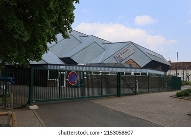 Bourges, France - 04 30 2022 : The Auron Palace, Convention Center, Seen From The Outside, City Of Bourges, Department Of Cher, France