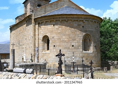 Bourg-Madame (France). 07-03-2020. Romanesque Church Of Sant Martí De Ix 