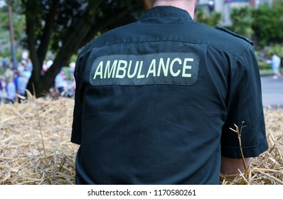 Bournemouth, UK September 01, 2018 South Western Ambulance Service NHS Foundation Trust Keeps Their Emergency Services Ready At The Airshow 