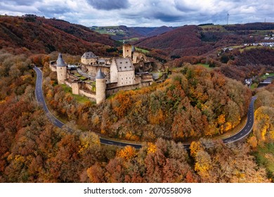 Bourscheid Castle In Luxembourg, Europe