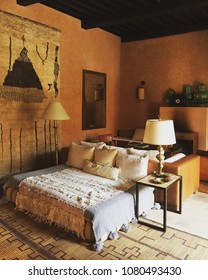 Boutique Hotel Lounge In Morocco