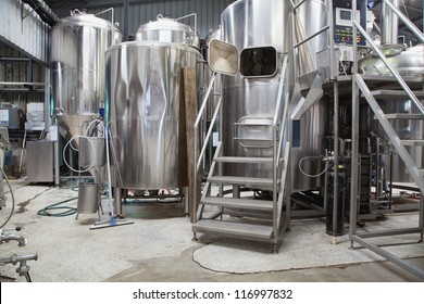 Boutique Micro Brewery With Stainless Steel Equipment