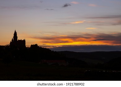 Bouzov Castle In Northern Moravia, Czech Republic