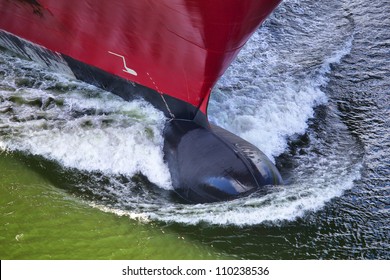 Bow Of A Freight Vessel