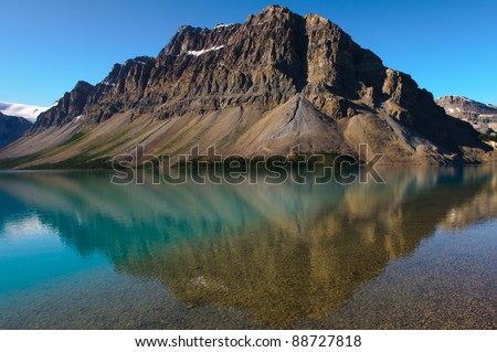 Similar – Bow Lake in Banff National Park, Canada