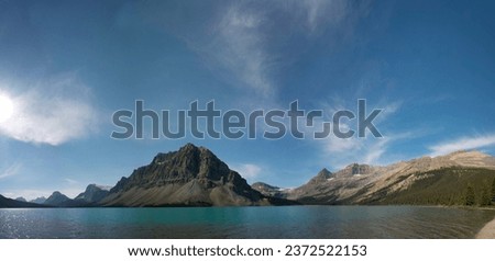 Similar – Bow Lake in Banff National Park, Canada