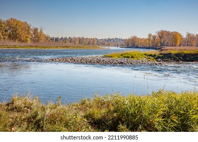 Bow River In Fish Creek Park Calgary