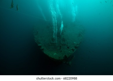 Bow Of The SS Thistlegorm.