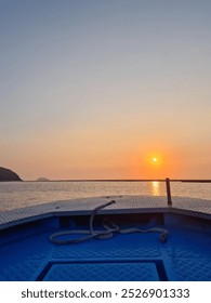 
It's the bow and the sunset
