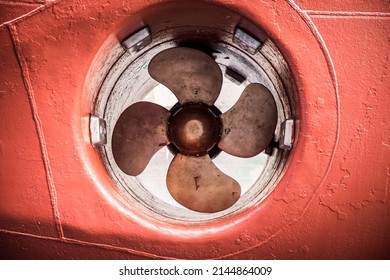 Bow Thruster Propeller Of A Ship