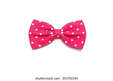 Bow Tie On White Background