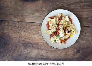 Bow Tie Pasta Salad With Sun Dried Tomatoes