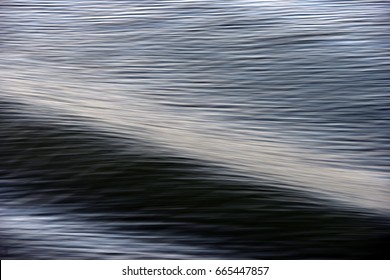 Bow Wave / Wake Of A Ship Long Exposure