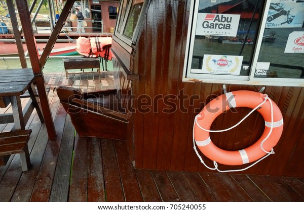 Bow Wooden Boat After Pilot Cabin Stock Photo Edit Now 705240055