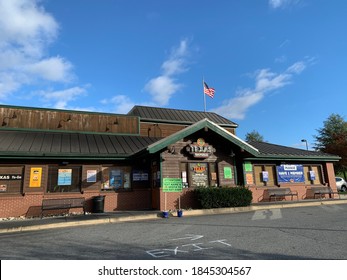 Bowie, MD, 10/30/2020: A Building Of Texas Roadhouse.