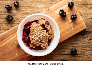 A Bowl Of Blackberry Cobbler