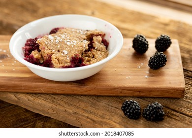 A Bowl Of Blackberry Cobbler