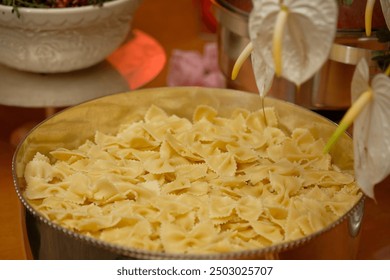 bowl with bowtie pasta, bowtie pasta, cooked pasta, farfalle, italian food

 - Powered by Shutterstock