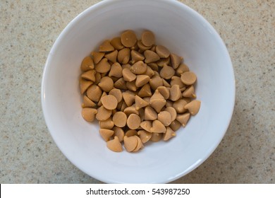 Bowl Of Butterscotch Chips