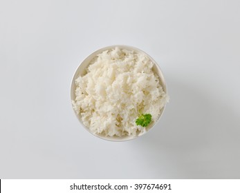 Bowl Of Cooked Jasmine Rice