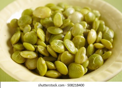 Bowl Of Cooked Lima Beans