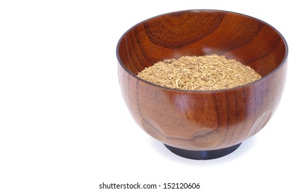 Bowl Of Dry Kava Root Powder