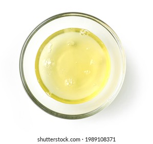 bowl of egg whites isolated on white background, top view - Powered by Shutterstock