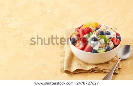 Similar – Image, Stock Photo Bowl of fruits seasonal