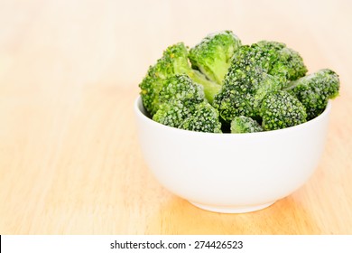 Bowl Of Frozen Broccoli