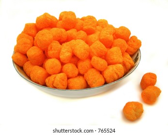 Bowl Full Of Cheese Puffs