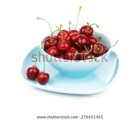 Similar – Image, Stock Photo delicious sour cherries