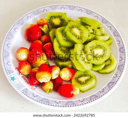 A bowl full of Healthy and delicious fruits for dietary peoples  breakfast in white background. 