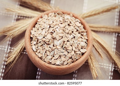 bowl full of oats - food and drink