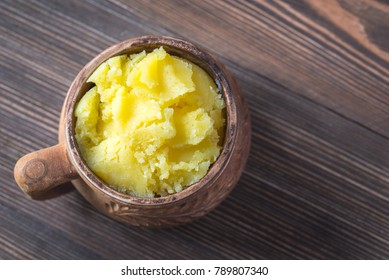 Bowl Of Ghee Clarified Butter