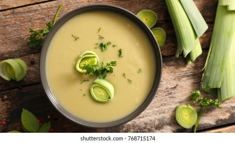 Bowl Of Leek Soup