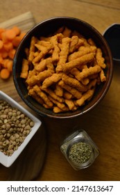 A Bowl Of Lentil Snacks