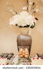 Bowl Of Macaroons A Bridal Shower