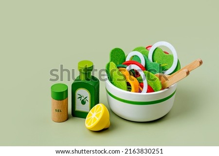 Similar – Image, Stock Photo Vegan wooden toy