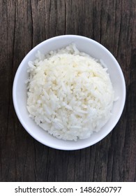 Bowl Of Steamed White Rice 