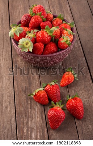 Similar – strawberry season Food