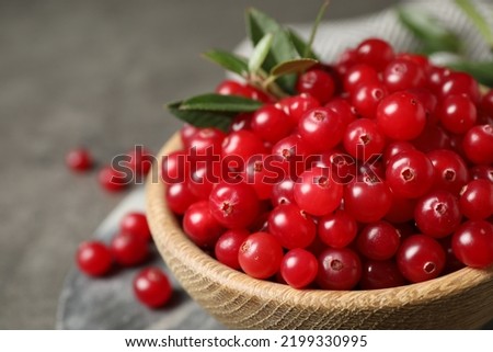 Image, Stock Photo Ripe red currant berries