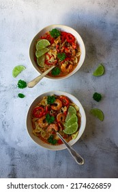 Bowl Of Thai Shrimp Soup