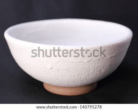 A bowl that it created in ceramic art
