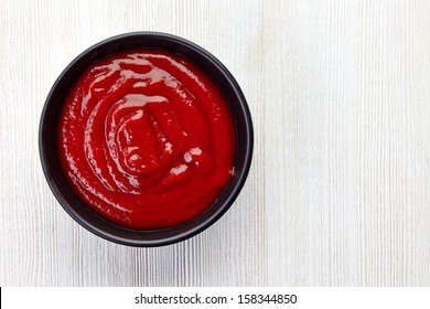 Bowl Of Tomato Sauce Ketchup