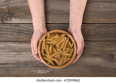 Bowl With Whole Wheat Pasta
